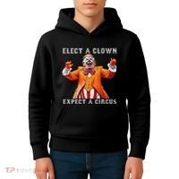 Impeach Anti Trump Elect A Clown Expect A Circus Kids Hoodie thumb 4