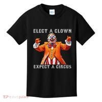 Impeach Anti Trump Elect A Clown Expect A Circus Kids T-Shirt thumb 0