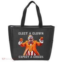 Impeach Anti Trump Elect A Clown Expect A Circus Tote Bag thumb 0