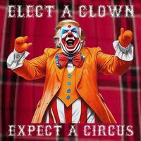 Impeach Anti Trump Elect A Clown Expect A Circus Men's Flannel Plaid Pajama Pants thumb 2