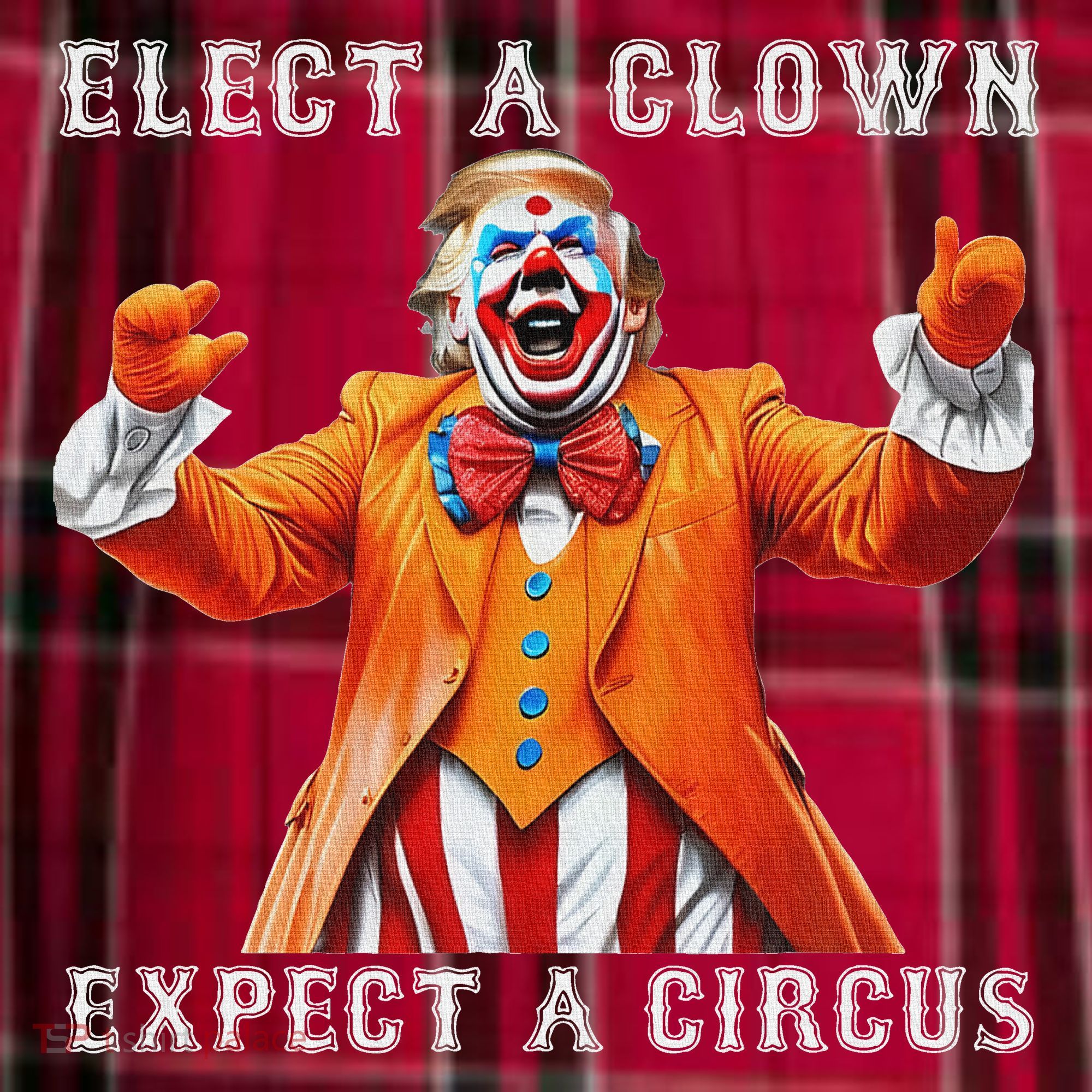 Impeach Anti Trump Elect A Clown Expect A Circus Men's Flannel Plaid Pajama Pants
