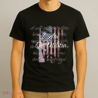 I Am The Militia Pro 2nd Amendment Proud American Flag Gift T-Shirt thumb 3