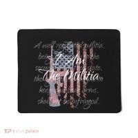 I Am The Militia Pro 2nd Amendment Proud American Flag Gift Mousepad thumb 0