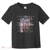 I Am The Militia Pro 2nd Amendment Proud American Flag Gift Toddler T-Shirt thumb 0