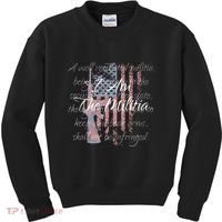 I Am The Militia Pro 2nd Amendment Proud American Flag Gift Kids Sweatshirt thumb 0