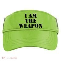 I Am The Weapon Hands OFF Protest  Adult Drive Performance Visor thumb 0