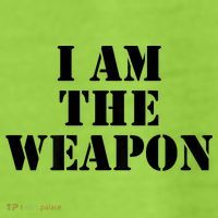 I Am The Weapon Hands OFF Protest  Adult Drive Performance Visor thumb 2