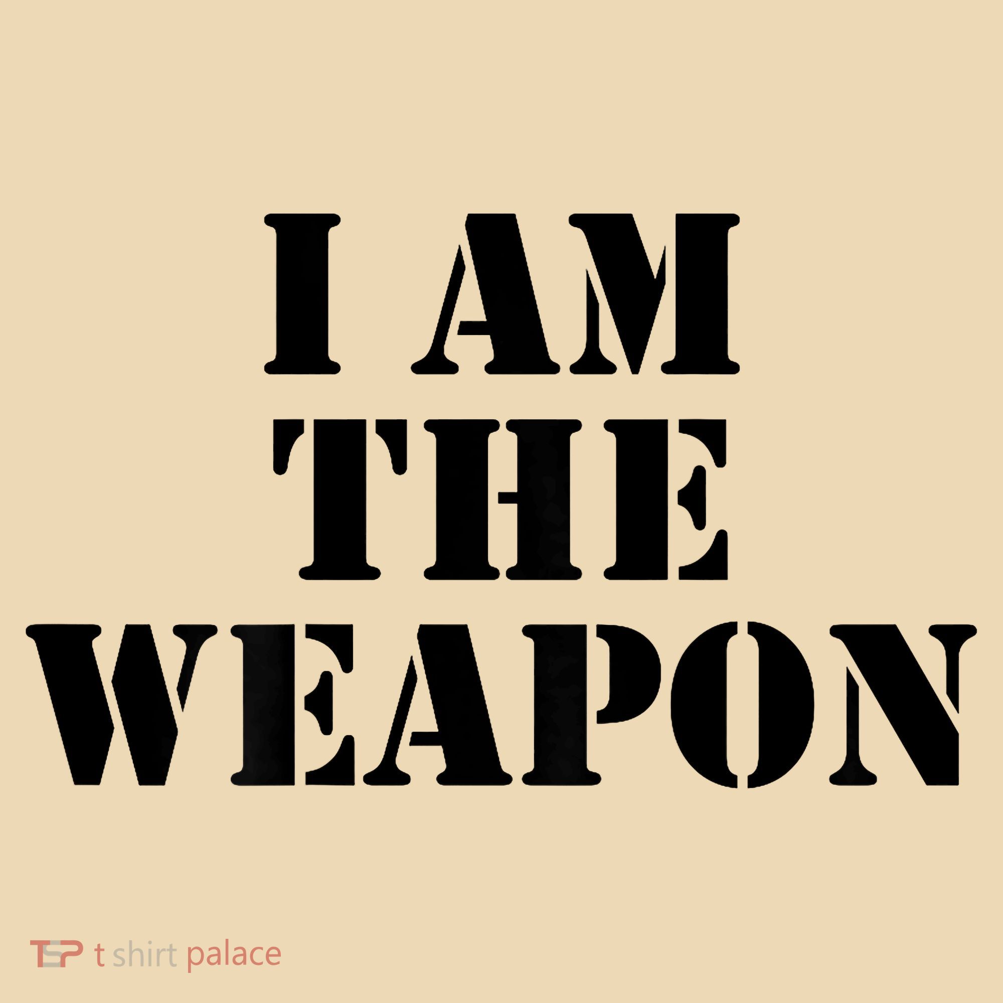 I Am The Weapon Hands OFF Protest  Tote Bag