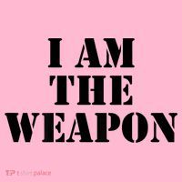 I Am The Weapon Hands OFF Protest  Coaster thumb 2
