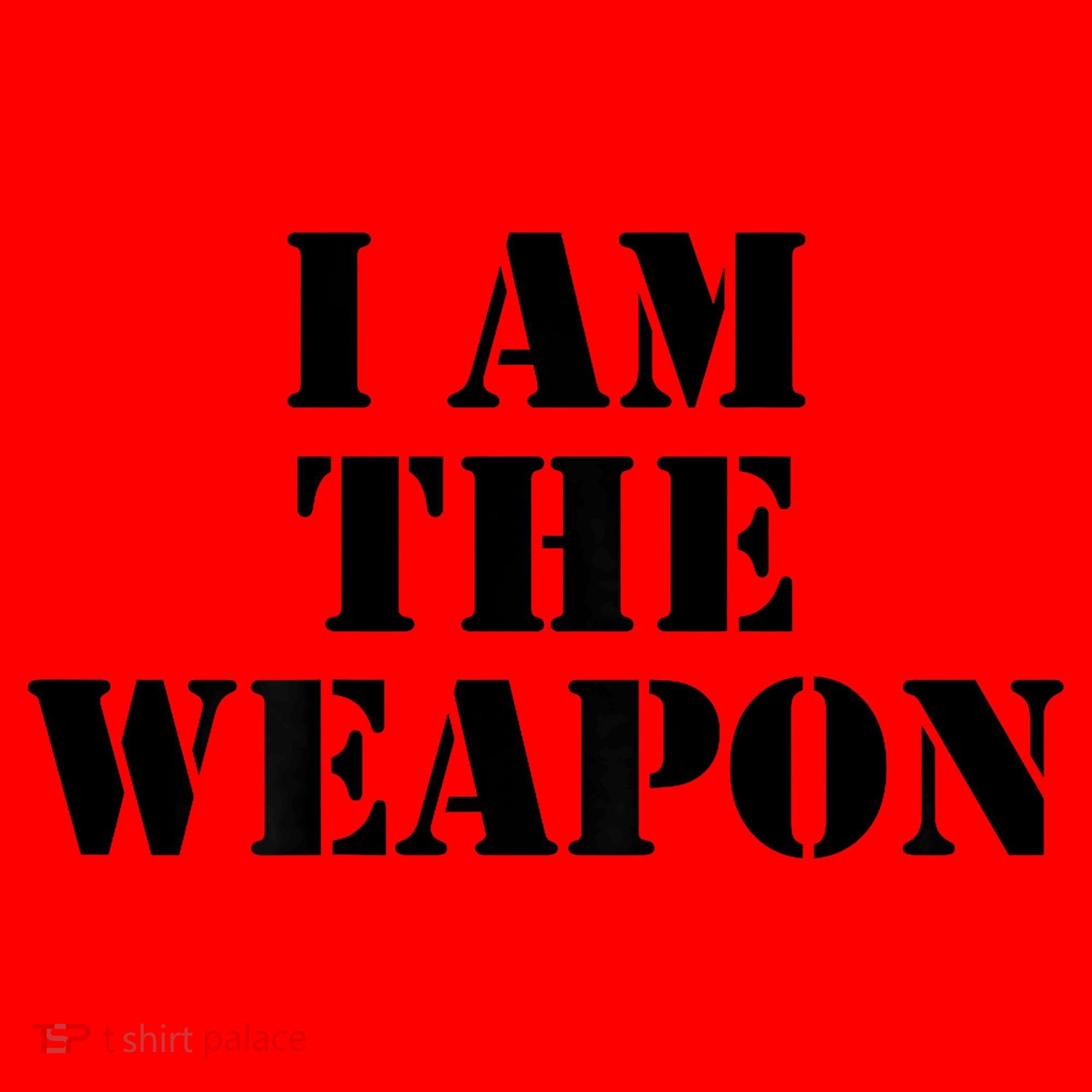 I Am The Weapon Hands OFF Protest  Santa Hat