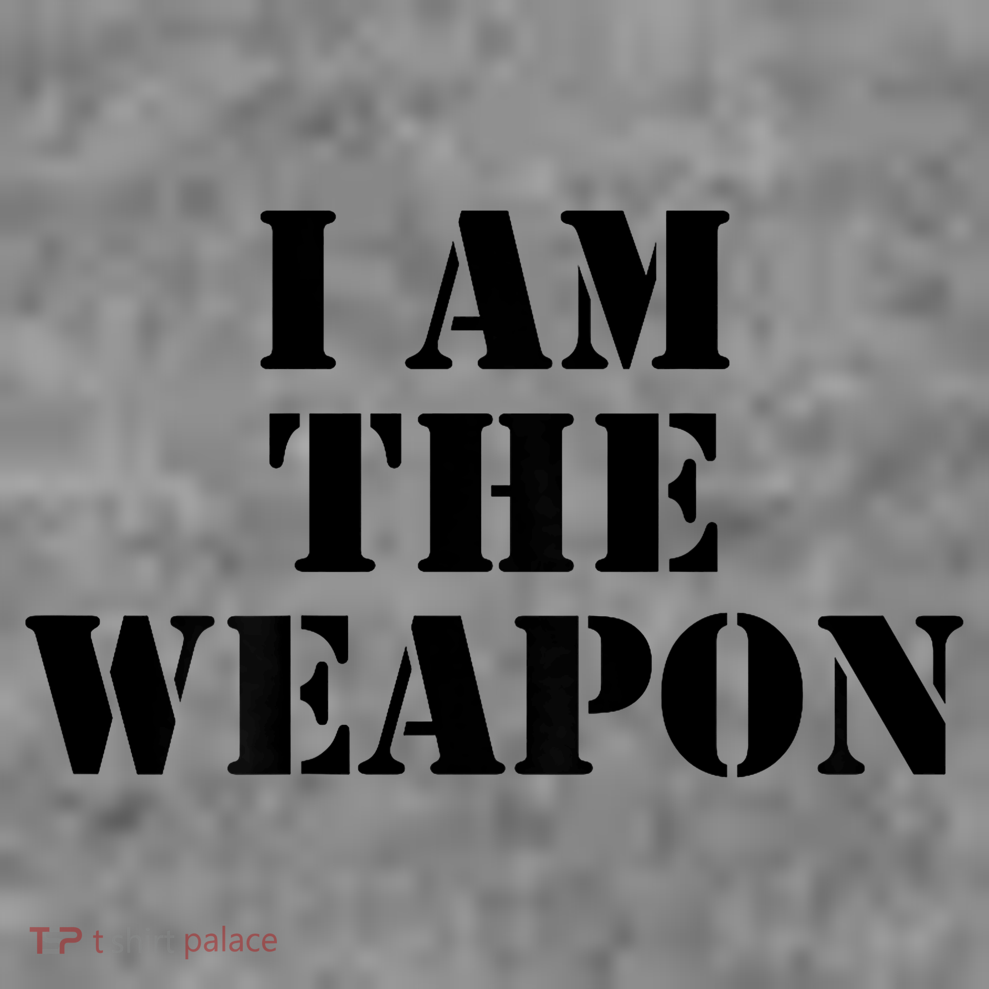 I Am The Weapon Hands OFF Protest  Hooded Wearable Blanket