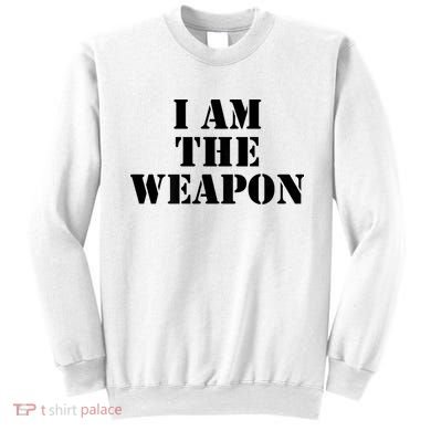 I Am The Weapon Hands OFF Protest  Sweatshirt