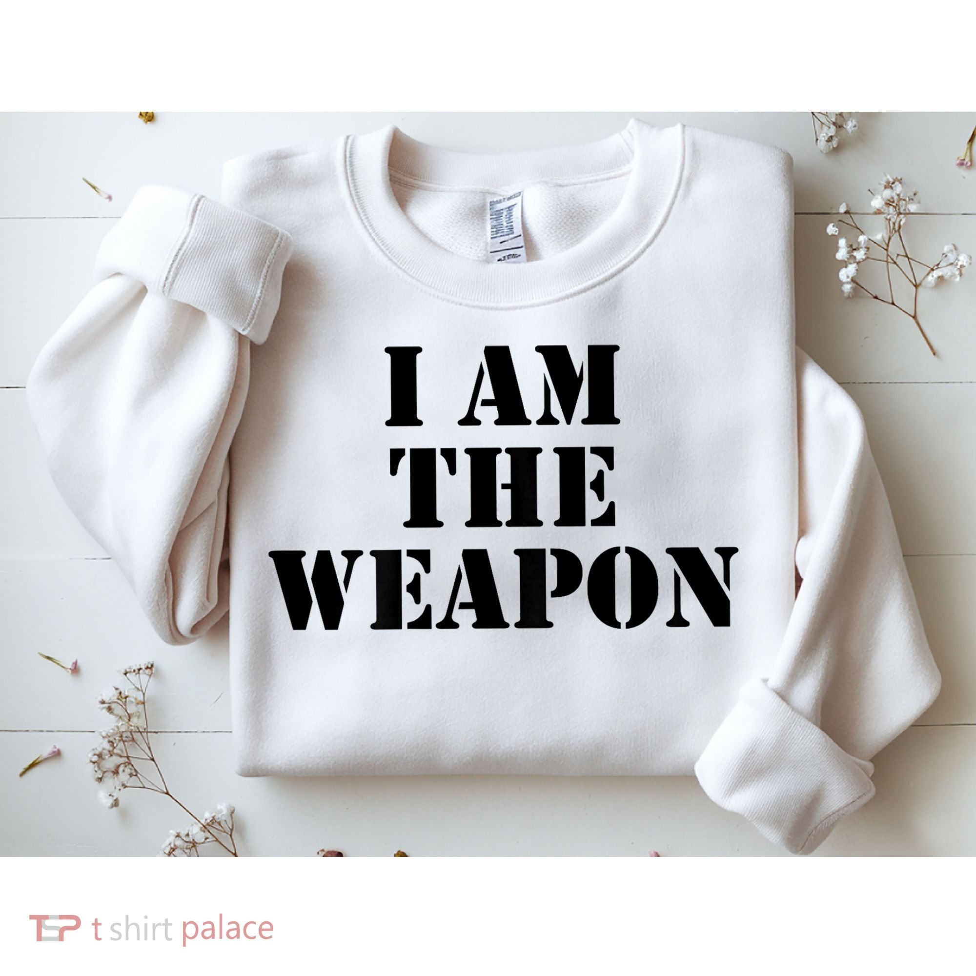 I Am The Weapon Hands OFF Protest  Sweatshirt