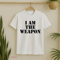 I Am The Weapon Hands OFF Protest  T-Shirt thumb 2