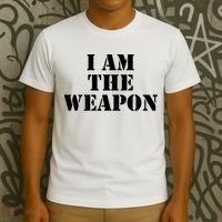 I Am The Weapon Hands OFF Protest  T-Shirt thumb 3