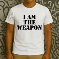 I Am The Weapon Hands OFF Protest  T-Shirt thumb 3