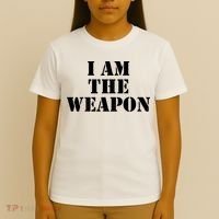 I Am The Weapon Hands OFF Protest  T-Shirt thumb 4