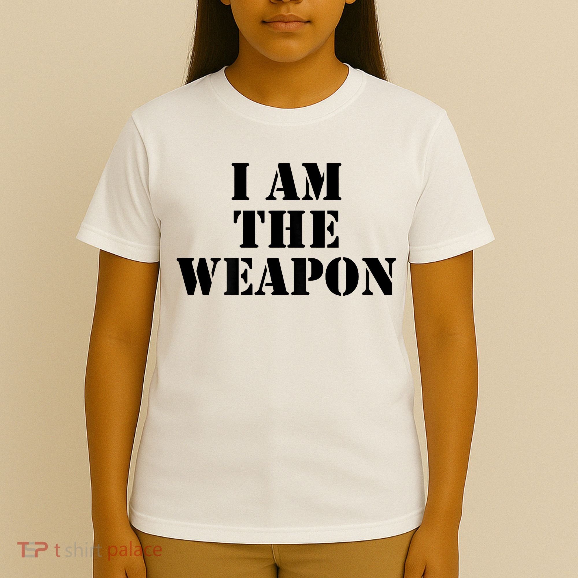 I Am The Weapon Hands OFF Protest  T-Shirt