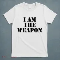 I Am The Weapon Hands OFF Protest  T-Shirt thumb 5