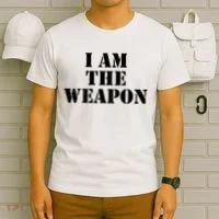 I Am The Weapon Hands OFF Protest  T-Shirt thumb 6