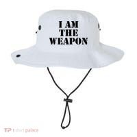 I Am The Weapon Hands OFF Protest  Bucket Hat thumb 0