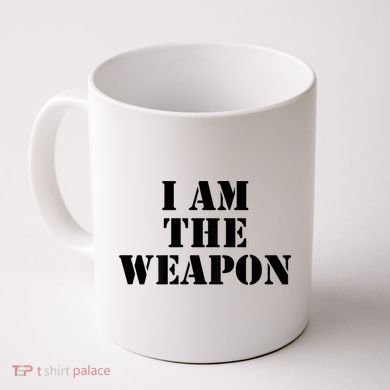I Am The Weapon Hands OFF Protest  Coffee Mug