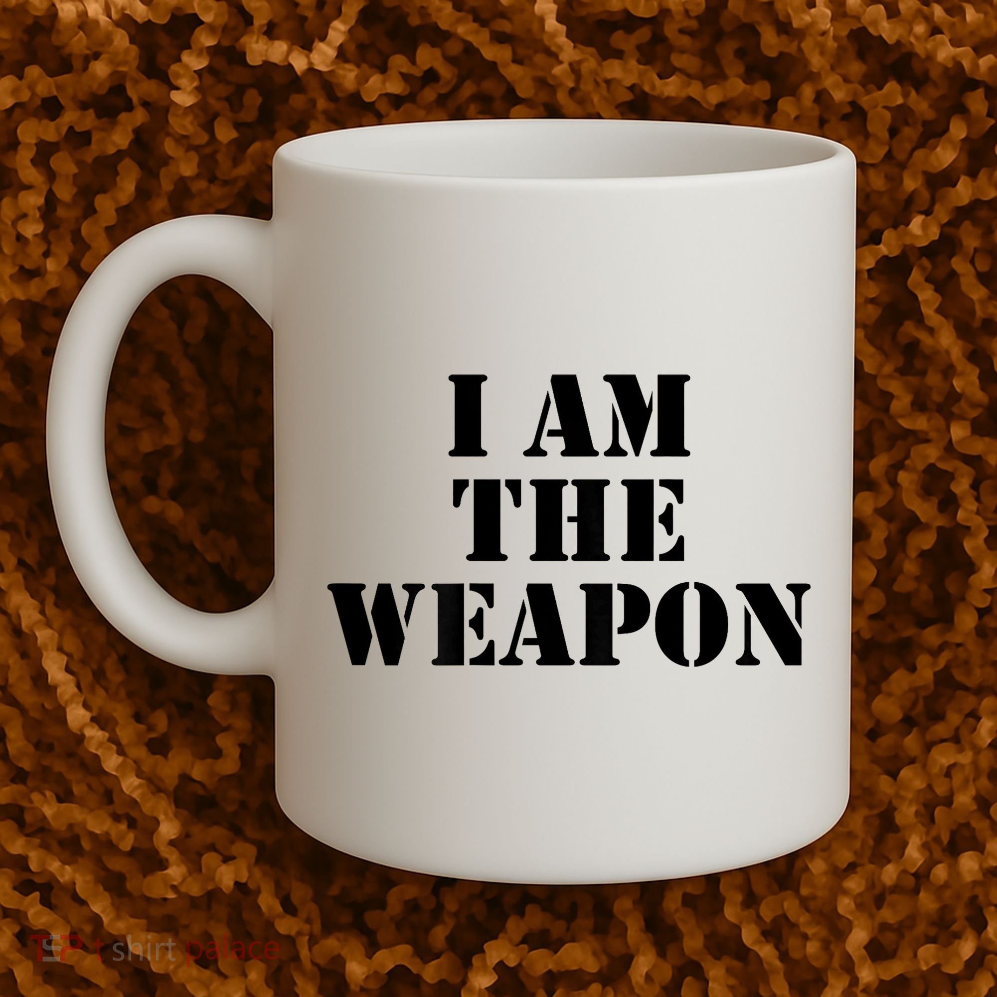 I Am The Weapon Hands OFF Protest  Coffee Mug