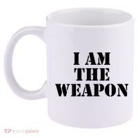 I Am The Weapon Hands OFF Protest  11oz C Handle Ceramic Mug thumb 2