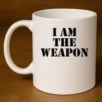 I Am The Weapon Hands OFF Protest  11oz C Handle Ceramic Mug thumb 4