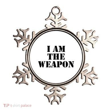 I Am The Weapon Hands OFF Protest  Ornament