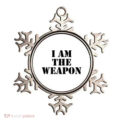 I Am The Weapon Hands OFF Protest  Ornament