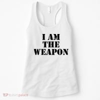 I Am The Weapon Hands OFF Protest  Women's Tank Top thumb 0