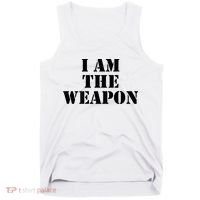 I Am The Weapon Hands OFF Protest  Tank Top thumb 0