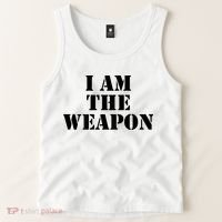 I Am The Weapon Hands OFF Protest  Tank Top thumb 2