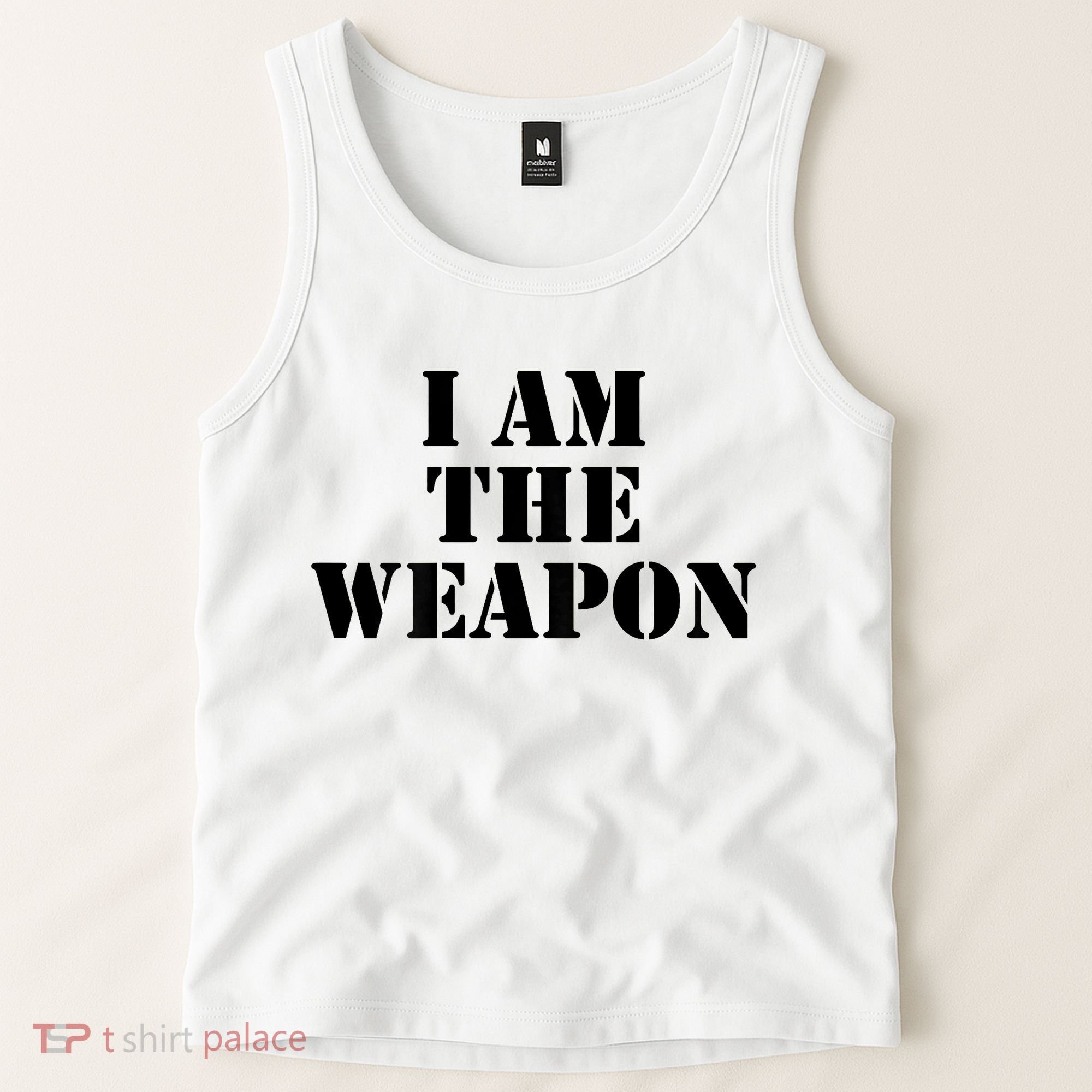 I Am The Weapon Hands OFF Protest  Tank Top