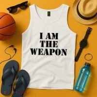 I Am The Weapon Hands OFF Protest  Tank Top thumb 4