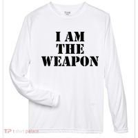 I Am The Weapon Hands OFF Protest  Zone Performance Long-Sleeve T-Shirt thumb 0