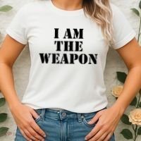 I Am The Weapon Hands OFF Protest  Women's T-Shirt thumb 2