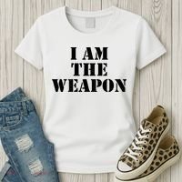 I Am The Weapon Hands OFF Protest  Women's T-Shirt thumb 3