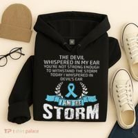 I Am The Storm Prostate Cancer Awareness Hoodie thumb 4