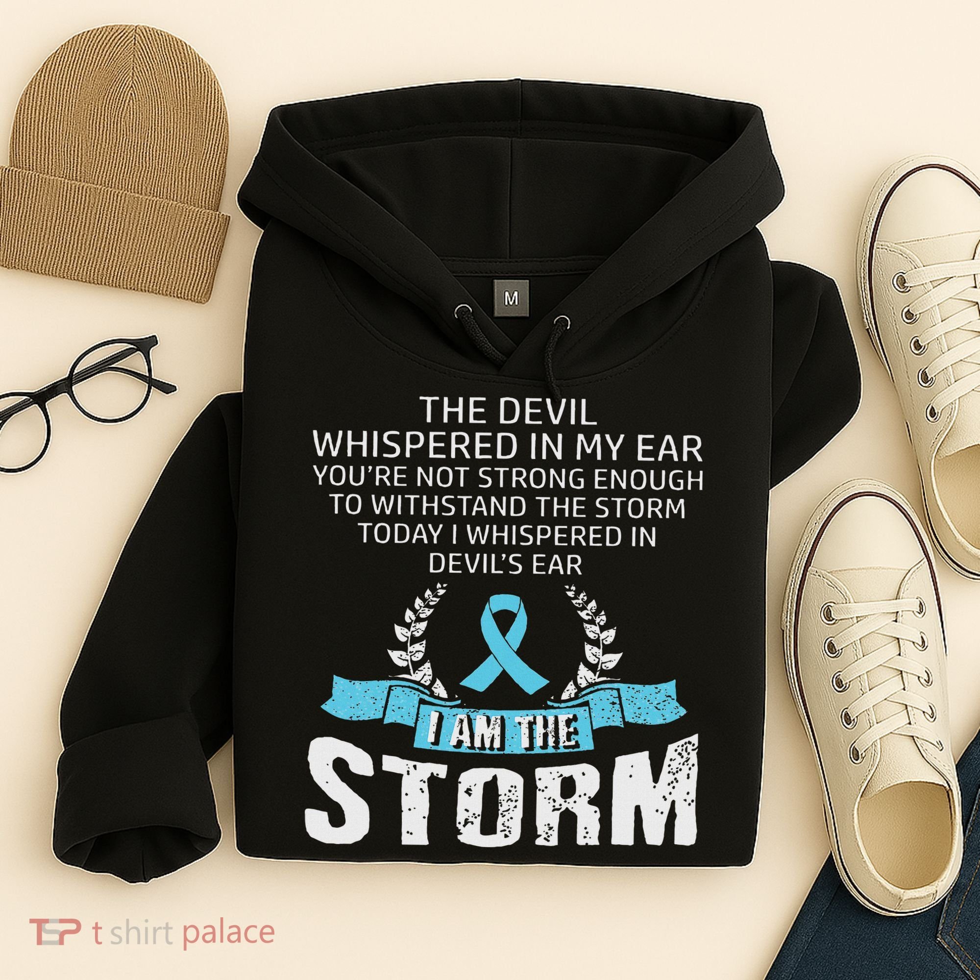 I Am The Storm Prostate Cancer Awareness Hoodie