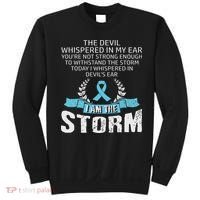 I Am The Storm Prostate Cancer Awareness Sweatshirt thumb 0
