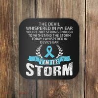 I Am The Storm Prostate Cancer Awareness Coaster thumb 0