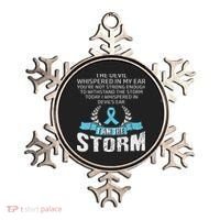 I Am The Storm Prostate Cancer Awareness Ornament thumb 0