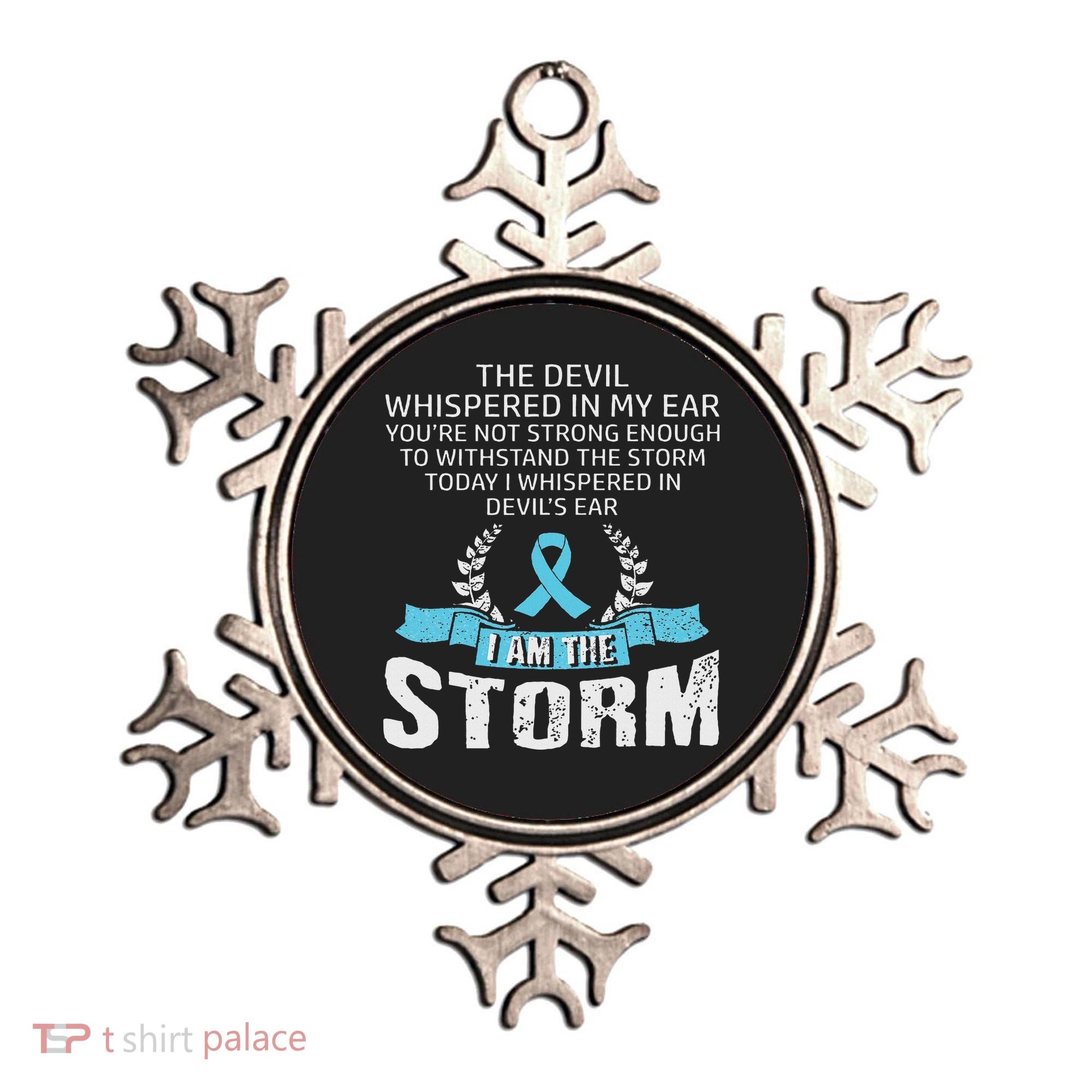 I Am The Storm Prostate Cancer Awareness Ornament