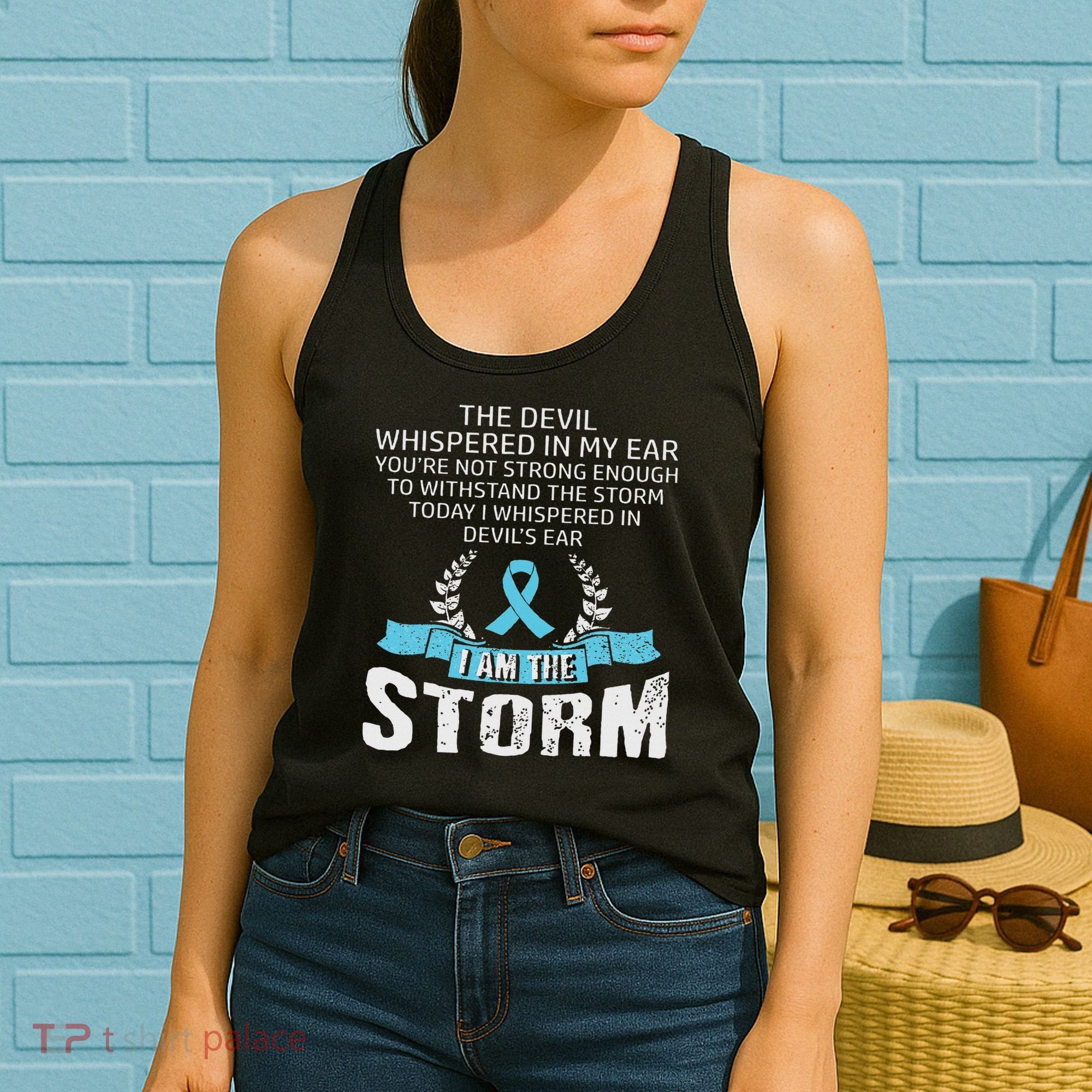 I Am The Storm Prostate Cancer Awareness Women's Tank Top