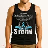 I Am The Storm Prostate Cancer Awareness Tank Top thumb 3