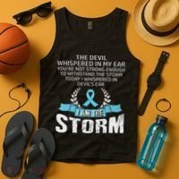 I Am The Storm Prostate Cancer Awareness Tank Top thumb 4
