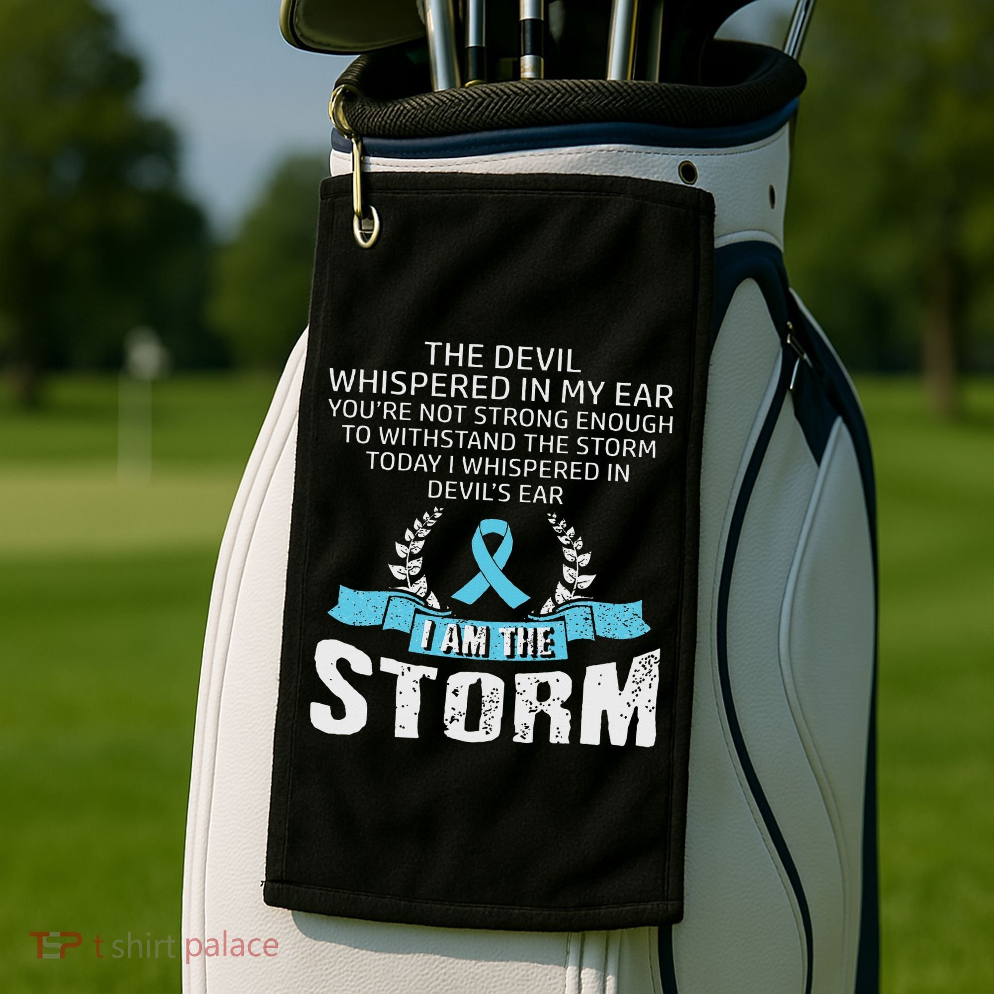 I Am The Storm Prostate Cancer Awareness Golf Towel