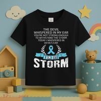 I Am The Storm Prostate Cancer Awareness Toddler T-Shirt thumb 3
